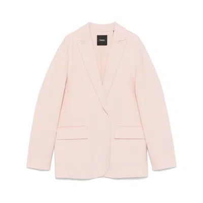 Theory Blazer In Pink