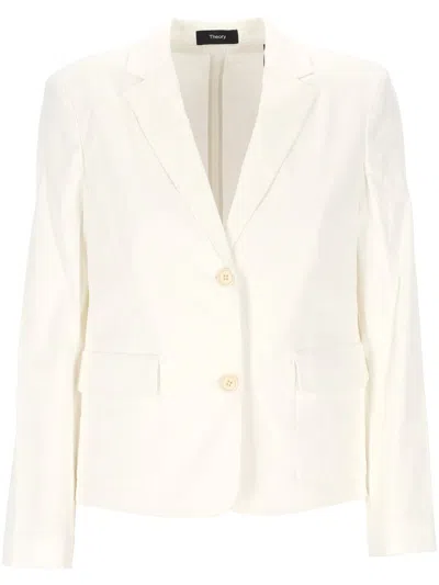 Theory Jackets In White