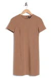 Theory Jatinn Crepe Minidress In Brown