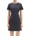 Theory Jatinn Mini Dress In Black In Black