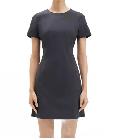 Theory Jatinn Mini Dress In Black