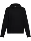 Theory Jersey Hoodie In Black