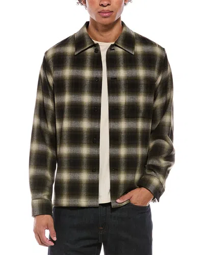 Theory Jesi Wool-blend Shirt In Multi