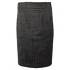 Theory Joanie Skirt In Grey Wool In Grey