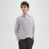 Theory Gray Hilles Polo In Vapor Melange