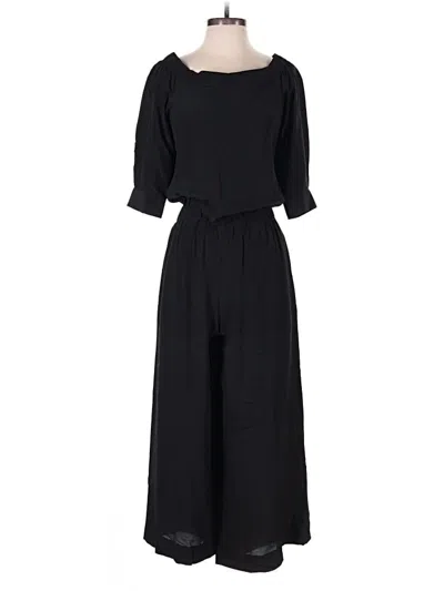 Pre-owned Theory Jumpsuit In Black