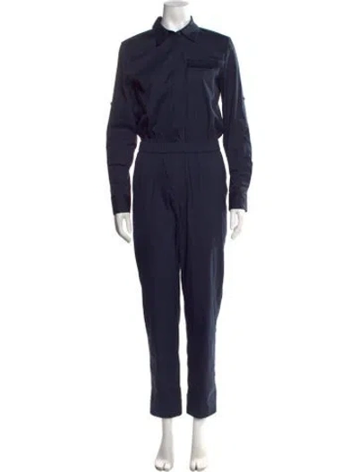 Pre-owned Theory Jumpsuit In Blue