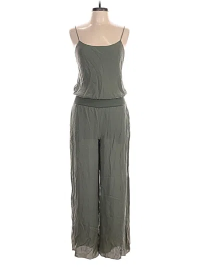 Pre-owned Theory Jumpsuit In Green