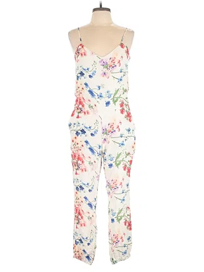 Pre-owned Theory Jumpsuit In Ivory