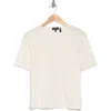 Theory Junia Pima Cotton T-shirt In Ivory
