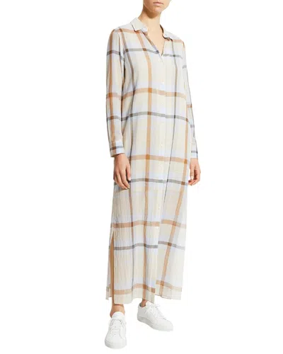 Theory Juno Slim Shirtdress In Multi