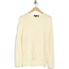 Theory Kareina Cable Stitch Wool Blend Sweater In Yellow