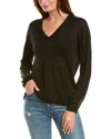 Theory Karenia Silk-blend Sweater In Black