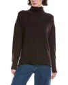 Theory Karenia Turtleneck Cashmere Sweater In Brown