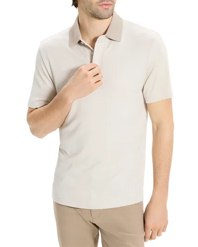 Theory Kayser Modal Jersey Polo In Neutral