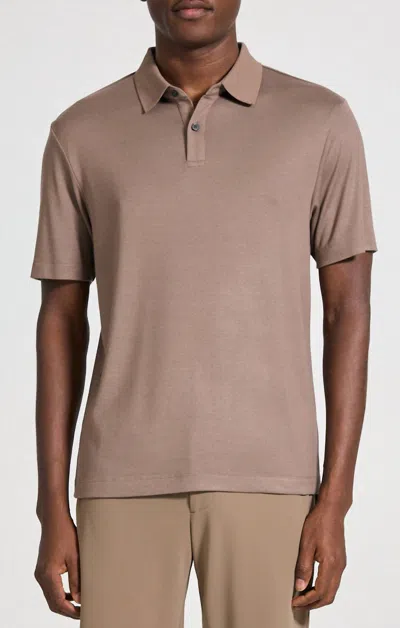 Theory Kayser Polo In Anemon Walnut In Neutral