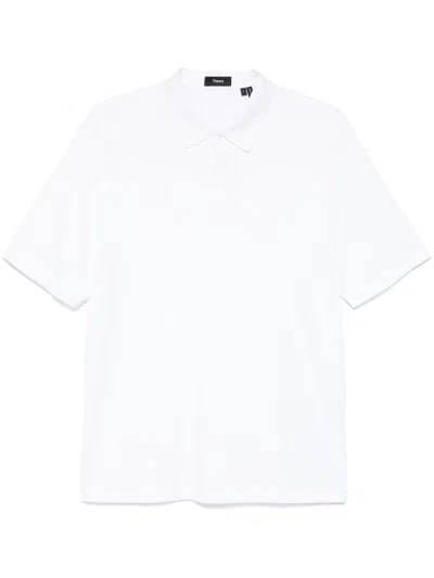 Theory Kayser Polo Shirt In White