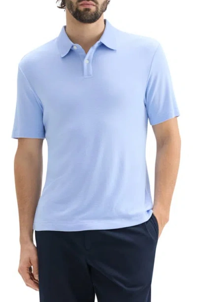 Theory Kayser Solid Modal Blend Polo In Clear Sky