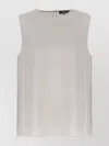 Theory Keyhole Back Lightweight Fabric Round Neck Sleeveless Top