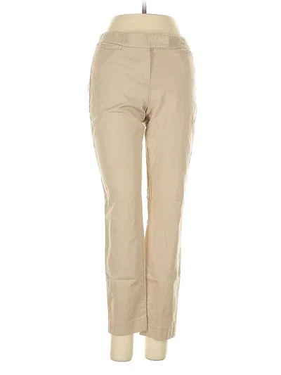 Pre-owned Theory Khaki Pant In Brown