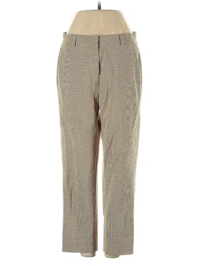 Pre-owned Theory Khaki Pant In Brown