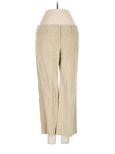 Pre-owned Theory Khaki Pant In Tan