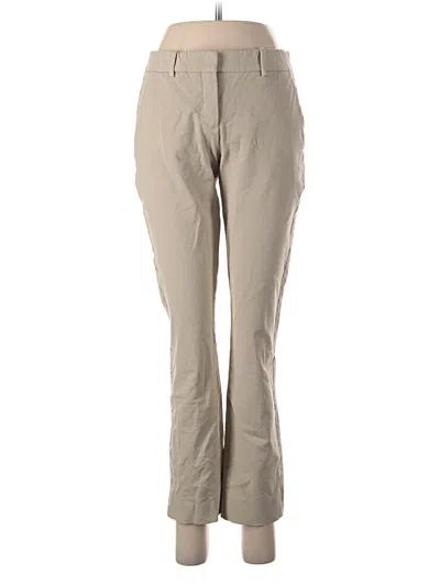 Pre-owned Theory Khaki Pant In Tan