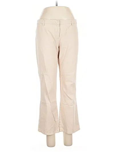 Pre-owned Theory Khaki Pant In Tan