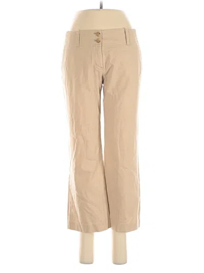 Pre-owned Theory Khaki Pant In Tan