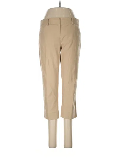 Pre-owned Theory Khaki Pant In Tan