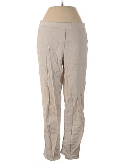 Pre-owned Theory Khaki Pant In Tan