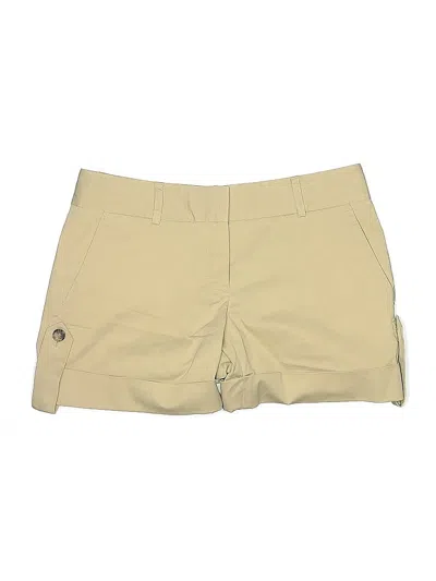 Pre-owned Theory Khaki Shorts In Brown