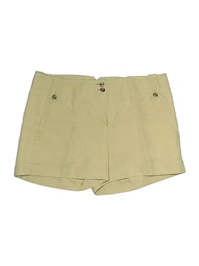 Pre-owned Theory Khaki Shorts In Brown