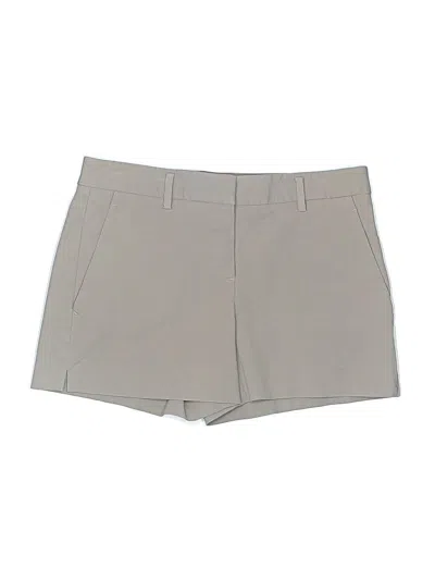 Pre-owned Theory Khaki Shorts In Gray