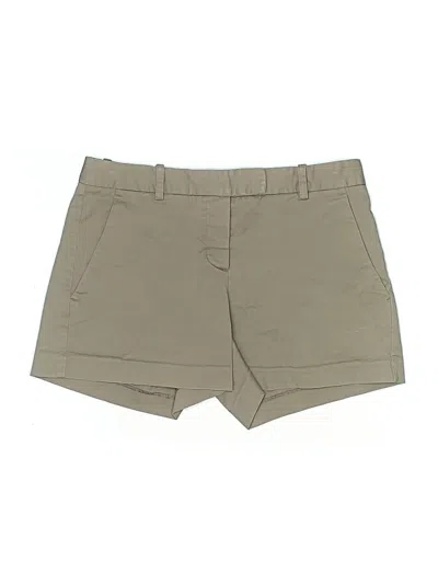 Pre-owned Theory Khaki Shorts In Tan