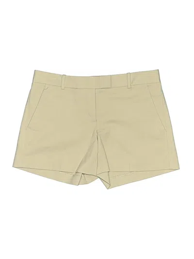 Pre-owned Theory Khaki Shorts In Tan