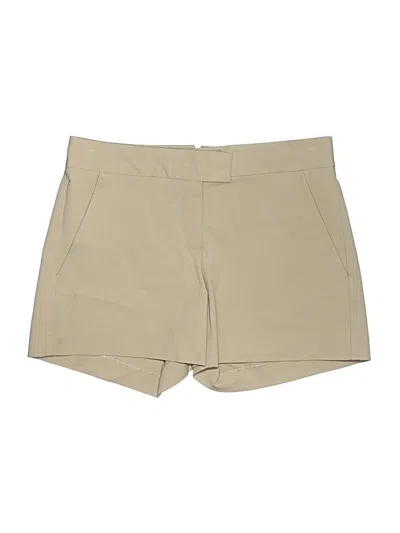 Pre-owned Theory Khaki Shorts In Tan