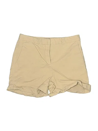 Pre-owned Theory Khaki Shorts In Tan