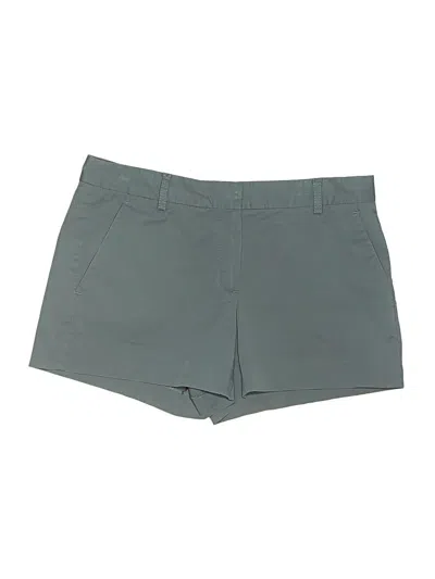 Pre-owned Theory Khaki Shorts In Teal