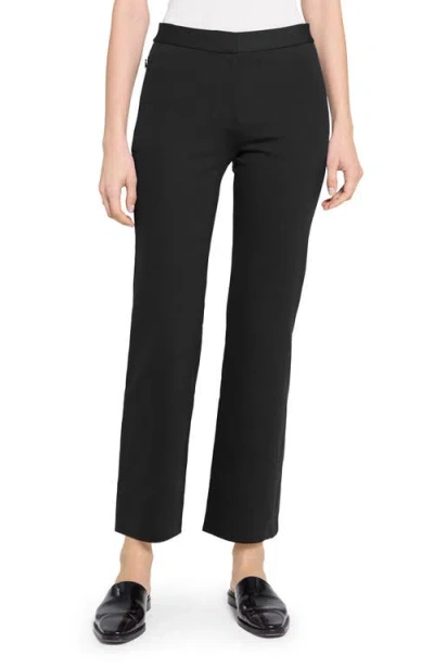Theory Woman Pants Black Size 00 Polyester, Virgin Wool, Elastane, Polyamide