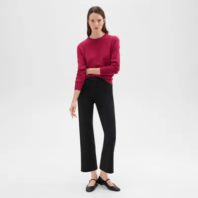 Theory Kick Pant In Scuba In Black
