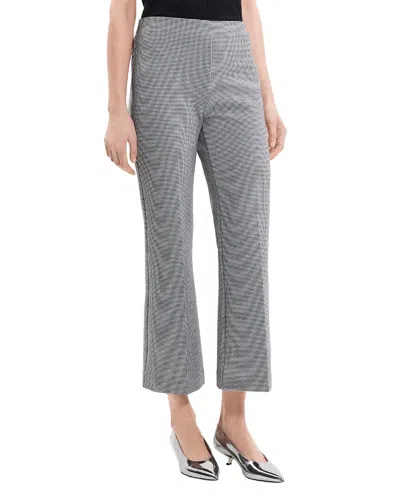Theory Kick Wool-blend Pant In Grey