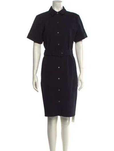 Pre-owned Theory Knee-length Dress In Black