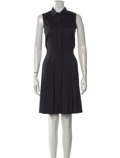 Pre-owned Theory Knee-length Dress In Black