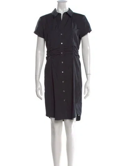 Pre-owned Theory Knee-length Dress In Black