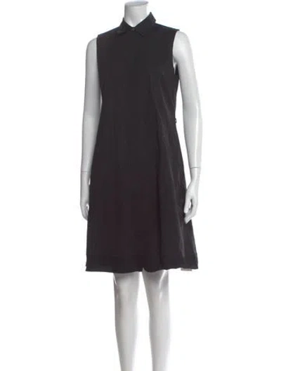 Pre-owned Theory Knee-length Dress In Black