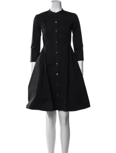 Pre-owned Theory Knee-length Dress In Black