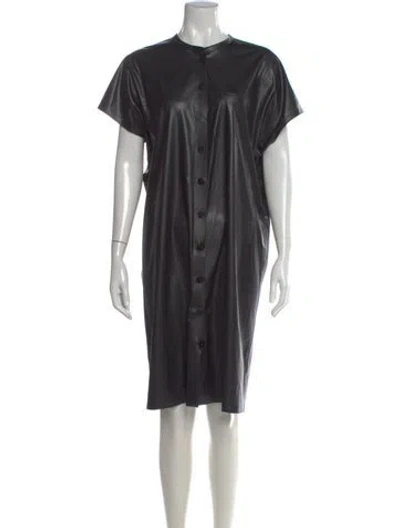 Pre-owned Theory Knee-length Dress In Black
