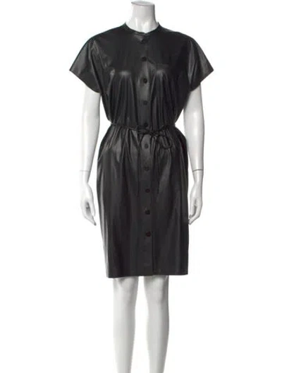 Pre-owned Theory Knee-length Dress In Black