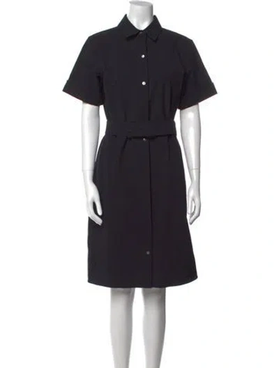 Pre-owned Theory Knee-length Dress In Blue